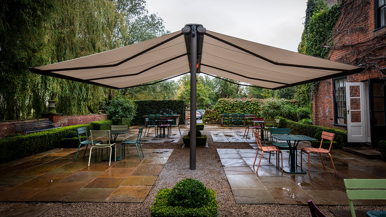 Großflächenbeschattung